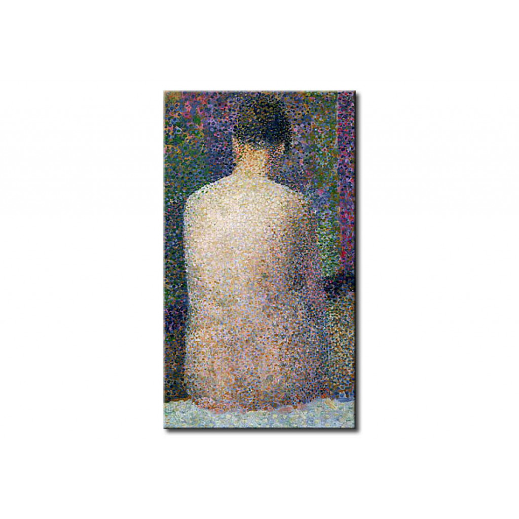 Schilderij  Georges Seurat: Model From The Back