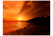 Wall Mural Orange Bay - Seascape with a Hill at Sunset 60488 additionalThumb 1