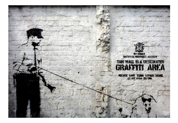 Carta da parati Banksy - Graffiti Area 62288 additionalImage 1
