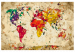 Tableau à peindre soi-même Carte du monde (taches colorée) 107498 additionalThumb 6