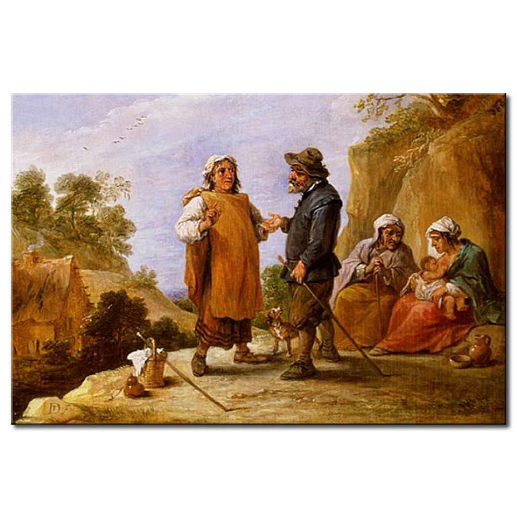 Schilderij  David Teniers The Younger: The Fortune Teller