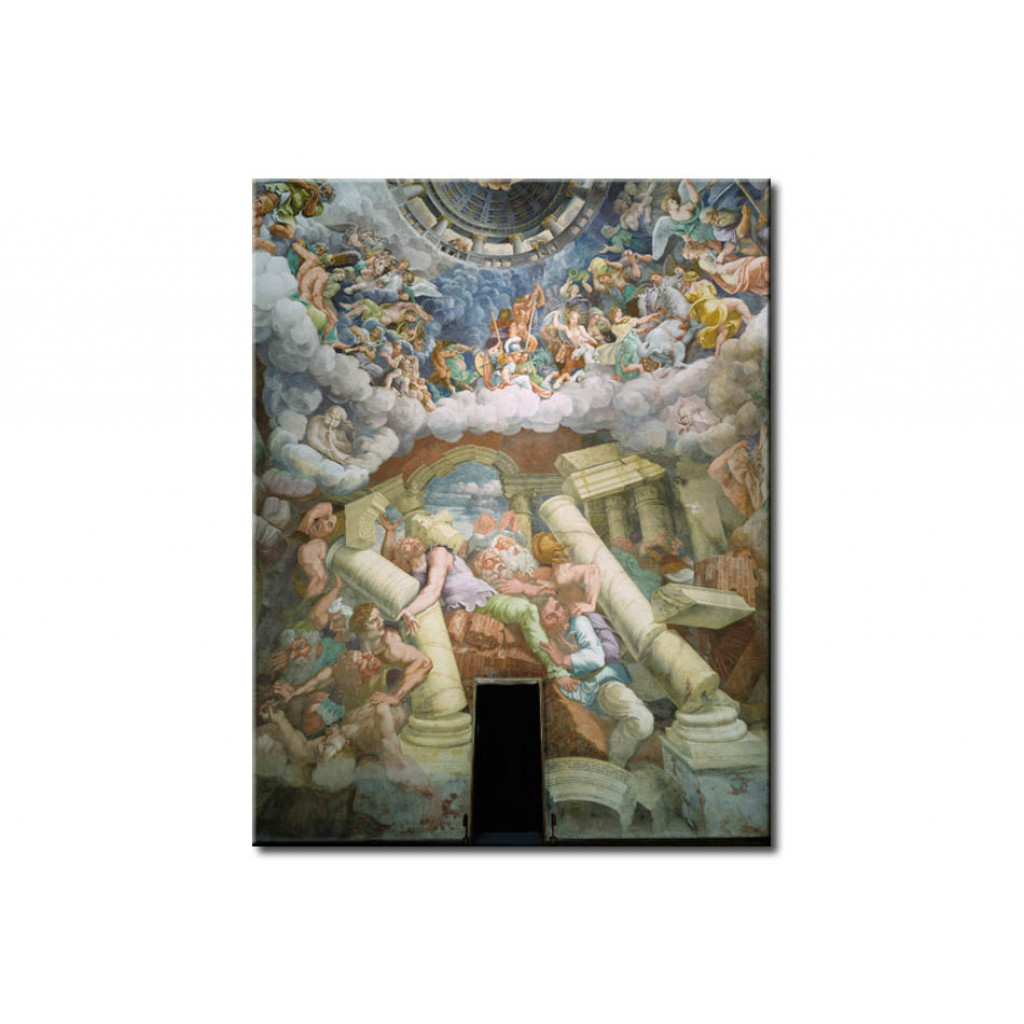 Schilderij  Giulio Romano: Fall Of The Titans