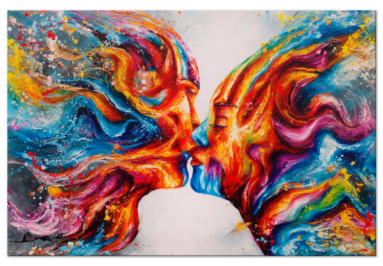 Obraz na płótnie Gorący pocałunek (1-częściowy) szeroki