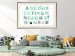 Poster English Alphabet for Children - Gray and Mint Letters with Animals 146498 additionalThumb 14