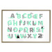 Poster English Alphabet for Children - Gray and Mint Letters with Animals 146498 additionalThumb 23
