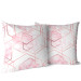 Mikrofaser Kissen Marble crystals - an abstract, geometric composition in glamour style cushions 146798 additionalThumb 3