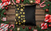 Decorative Velor Pillow Starry sky - golden motifs depicted on a dark background 148498 additionalThumb 2