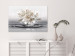Quadro contemporaneo Lilies - Bright Cream Flowers on a Decorative Cream Background in the Water 148798 additionalThumb 3