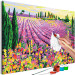 Måla med siffror Sicilian Glade - Summer Landscape With Lavender Field 149798 additionalThumb 6