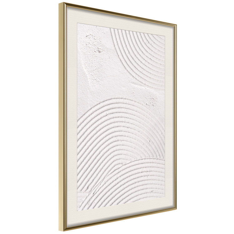 Wall Poster Grooves - Abstract Shapes in Organic Shaped Cement 149898 additionalImage 8