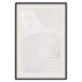 Wall Poster Grooves - Abstract Shapes in Organic Shaped Cement 149898 additionalThumb 26