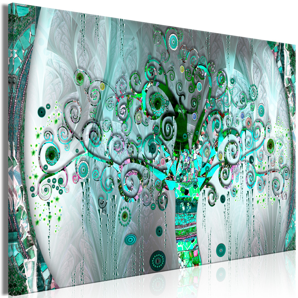 Schilderij Emerald Magic Tree [Large Format]