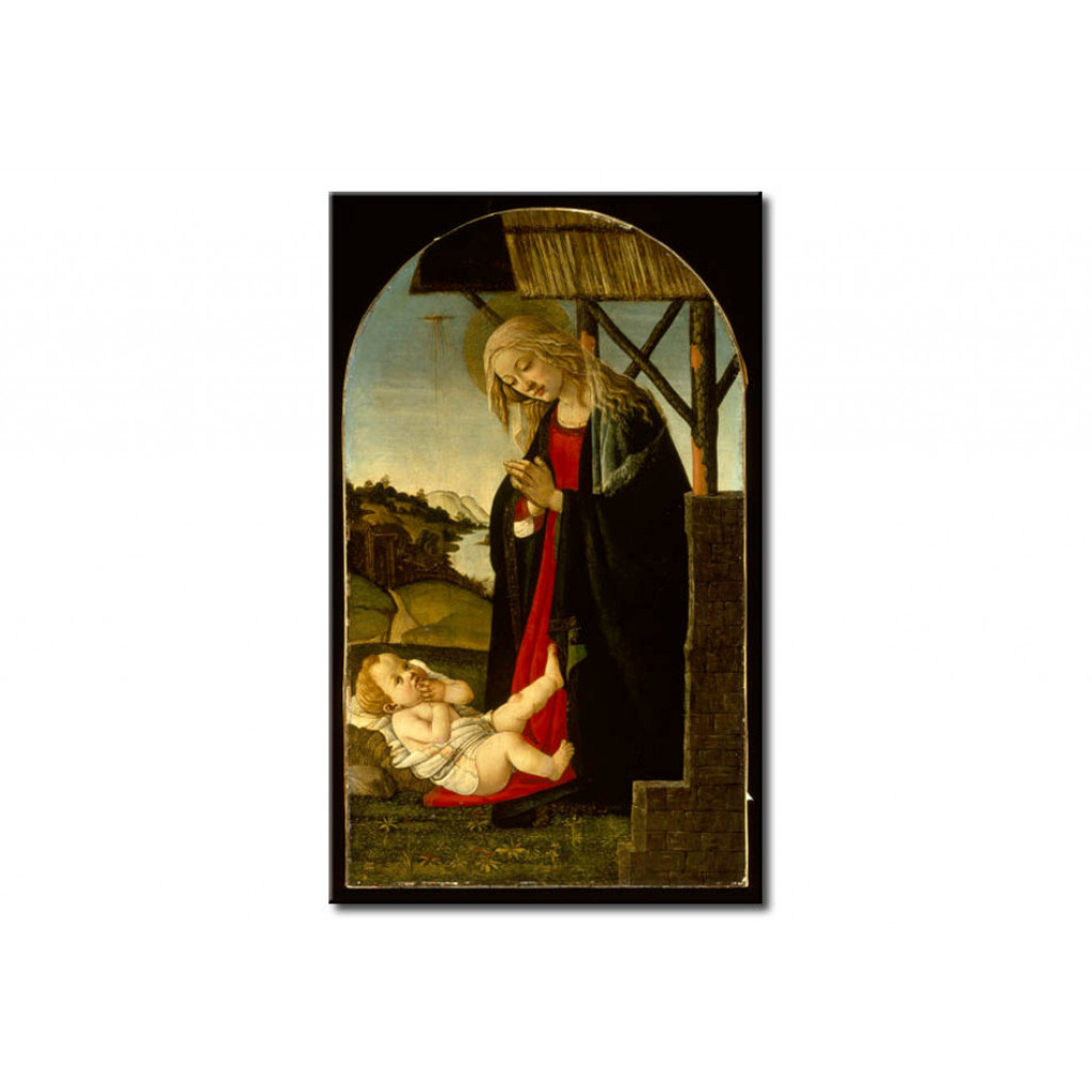 Reprodukcja Obrazu The Madonna Adoring The Christ Child