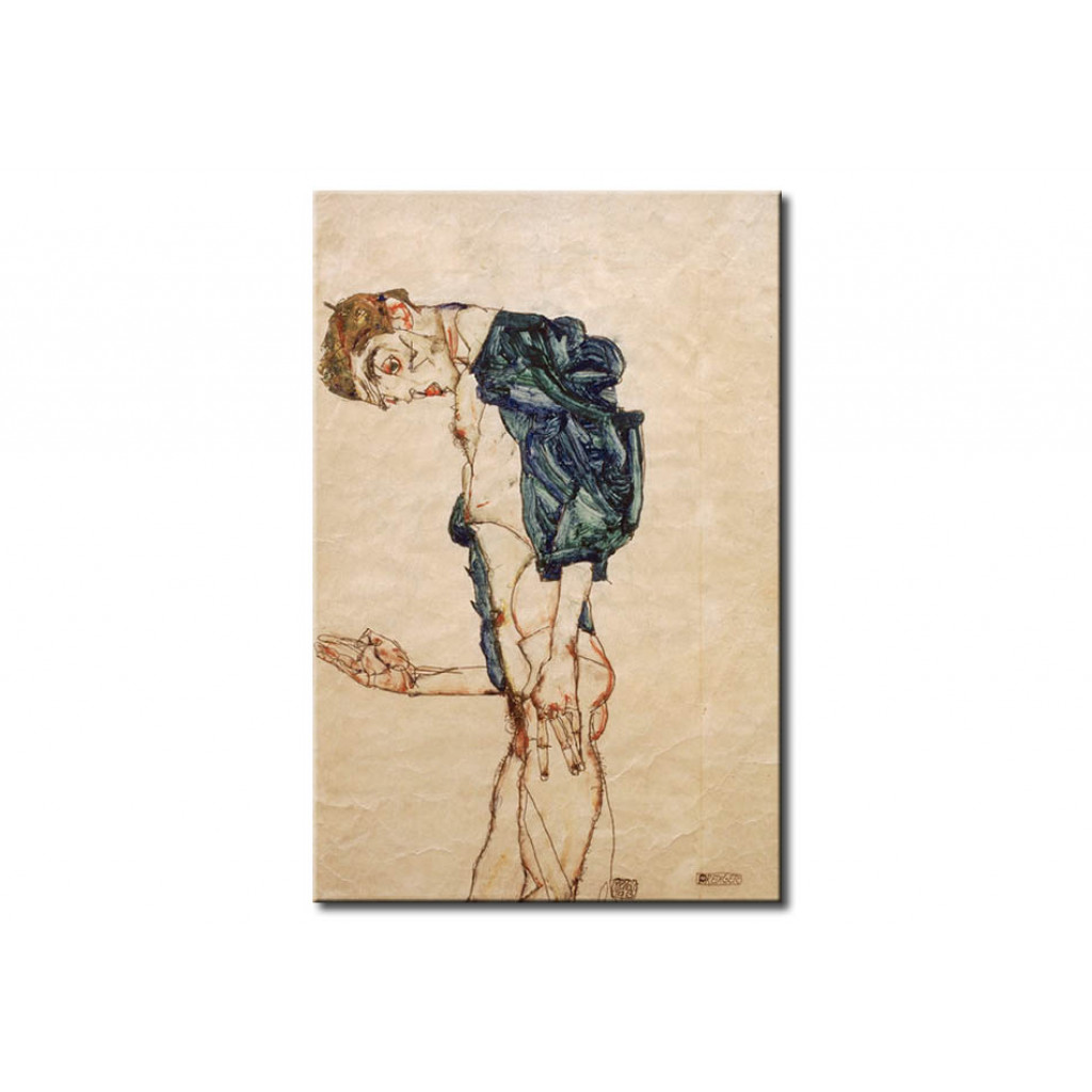 Schilderij  Egon Schiele: Prediger