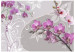 Wall Mural Flight of Purple Orchids - Flowers on a Background with Imaginary Elements 60298 additionalThumb 1