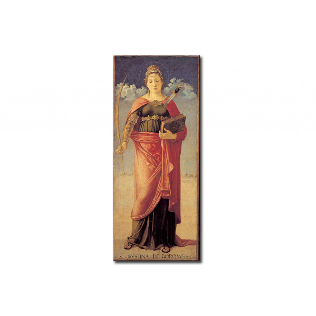 Schilderij  Giovanni Bellini: Saint Justina De' Borromei