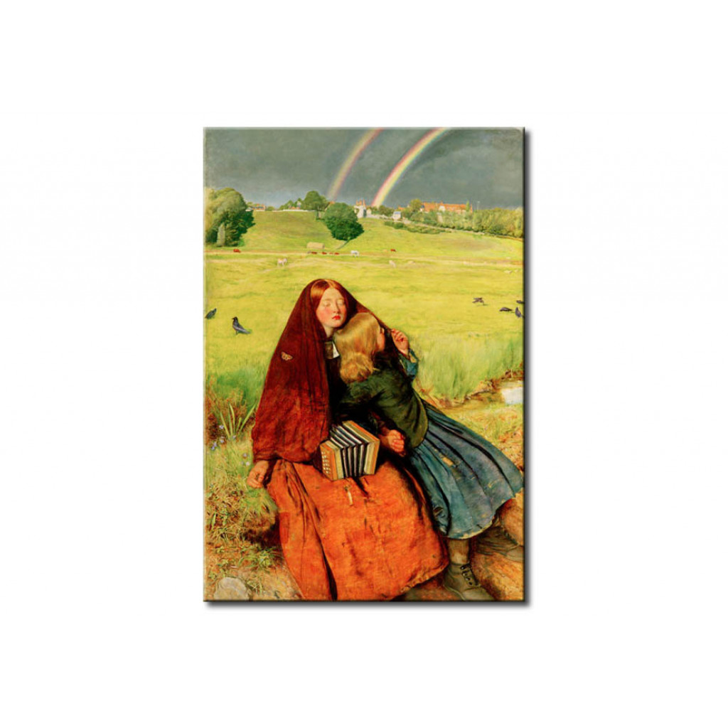 Schilderij  John Everett Millais: The Blind Girl