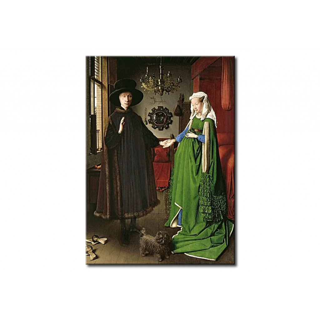 Reprodukcja Obrazu The Portrait Of Giovanni (?) Arnolfini And His Wife Giovanna Cenami (?) (The Arnolfini Marriage)