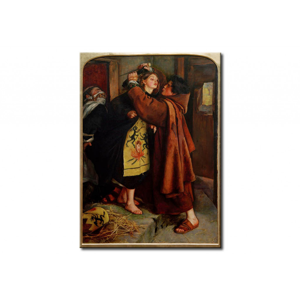 Schilderij  John Everett Millais: The Escape Of A Heretic
