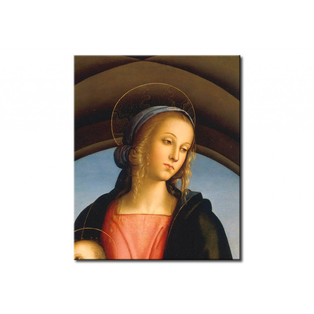 Schilderij  Pietro Perugino: Mary With The Child And Saint John The Baptist And Sebastian