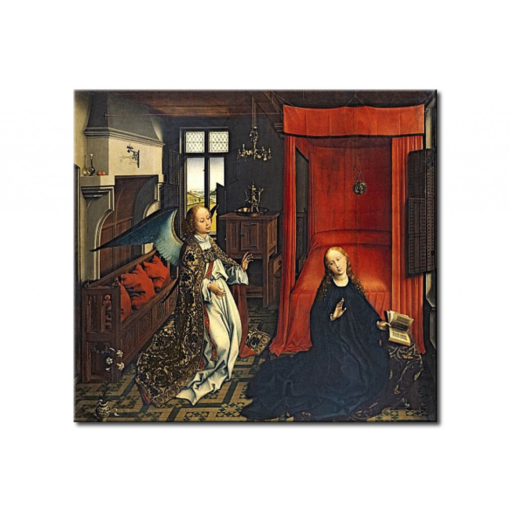 Schilderij  Rogier Van Der Weyden: The Annunciation