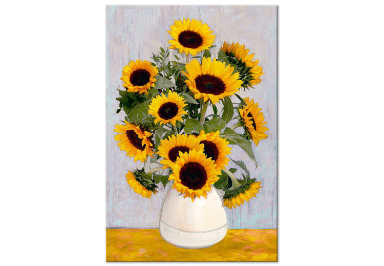 Konst Van Gogh's Sunflowers (1 Part) Vertical 124409