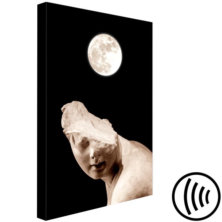 Quadro Moon and Statue (1 Part) Vertical 129709 additionalImage 6