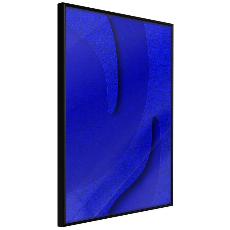 Wall Poster Abstract Relief - Blue Structure of Matter and 3D Shapes 149709 additionalImage 2