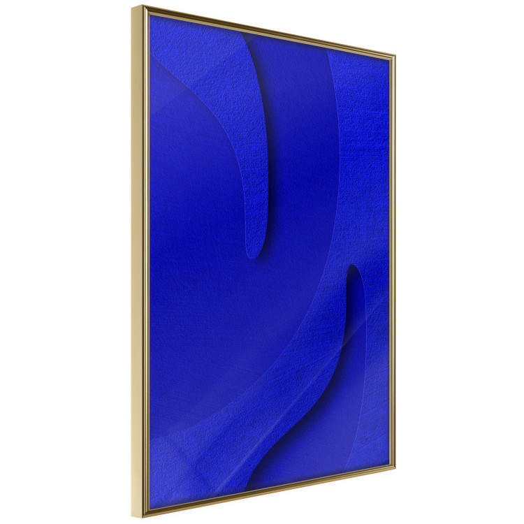 Wall Poster Abstract Relief - Blue Structure of Matter and 3D Shapes 149709 additionalImage 5