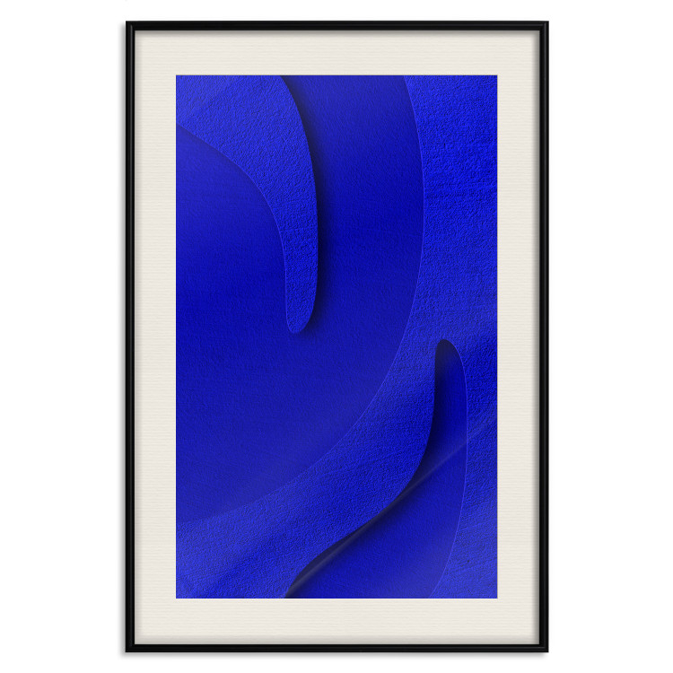 Wall Poster Abstract Relief - Blue Structure of Matter and 3D Shapes 149709 additionalImage 26