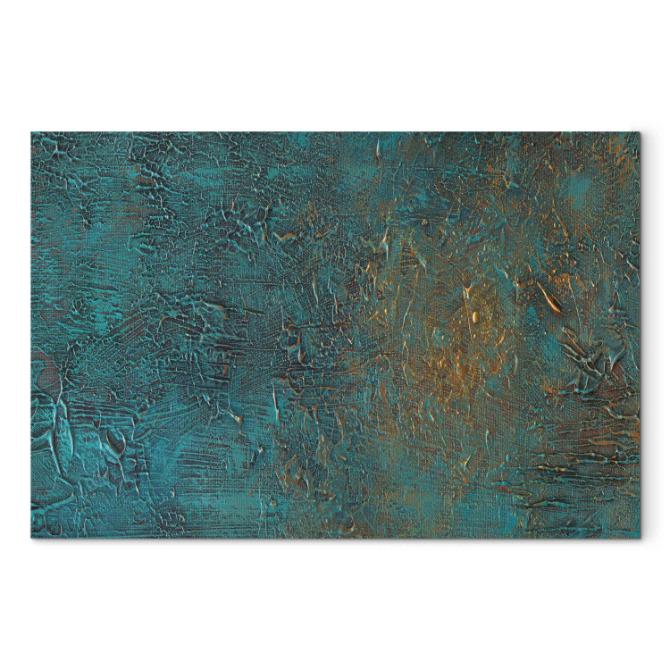 Acrylic Print Azure Mirror - Dark Green Abstract Composition [Glass] 151509 additionalImage 2