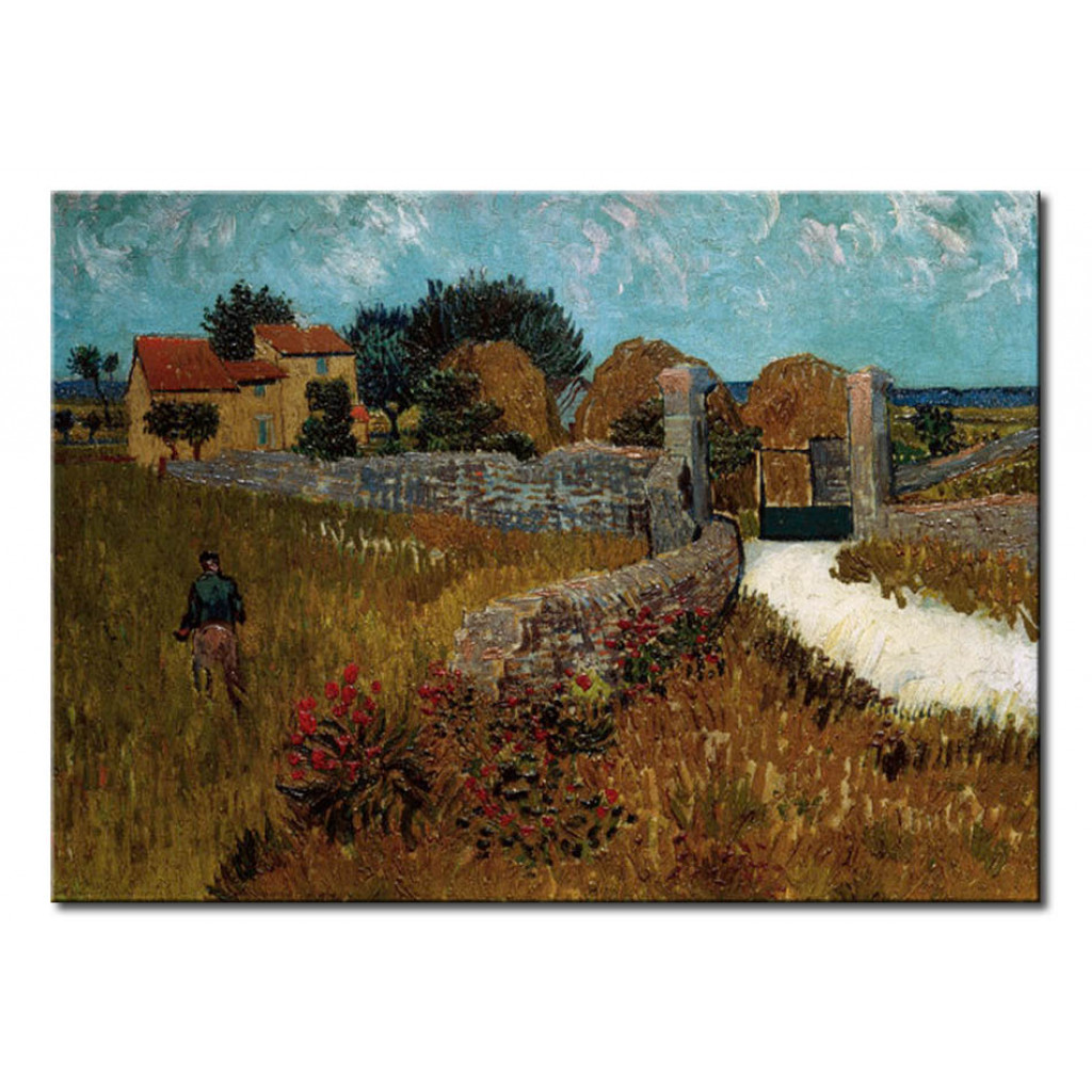 Schilderij  Vincent Van Gogh: Un Mas De Provence