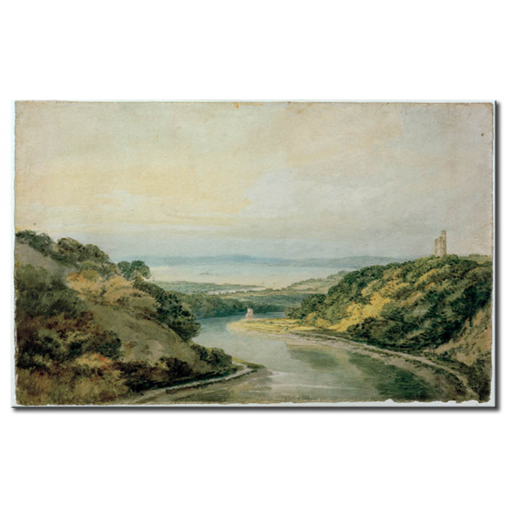 Schilderij  William Turner: The Avon Gorge Looking Towards Bristol Channel, With Cooks Folly