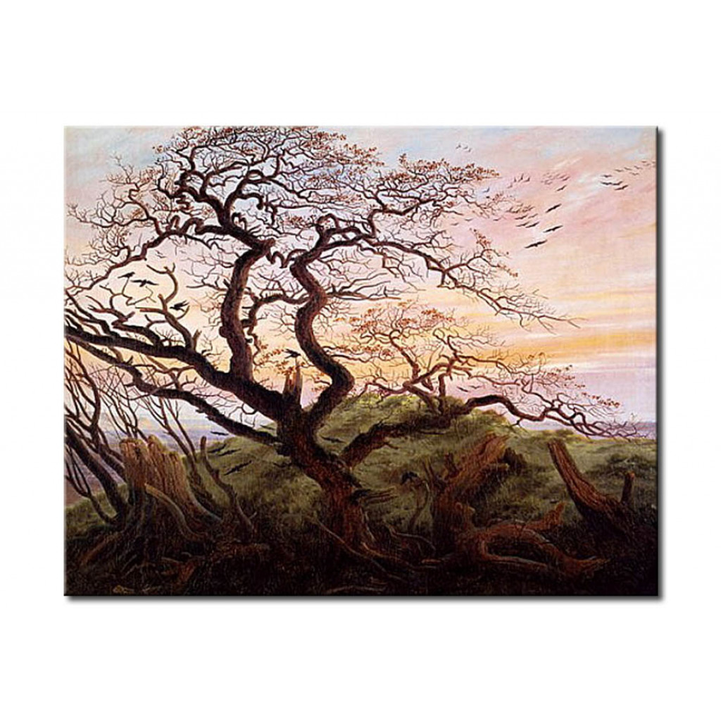 Schilderij  Caspar David Friedrich: The Tree Of Crows