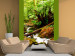Wall Mural Equatorial Forest - Jungle Landscape with Various Species of Plants and a River 60509