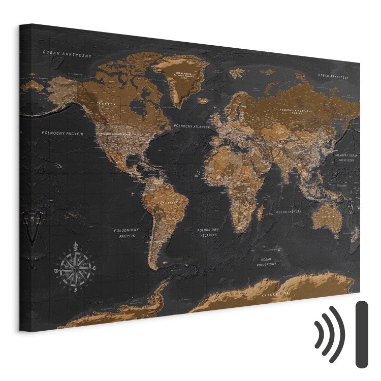 Wandbild Brown World Map (PL) 106519 additionalImage 8