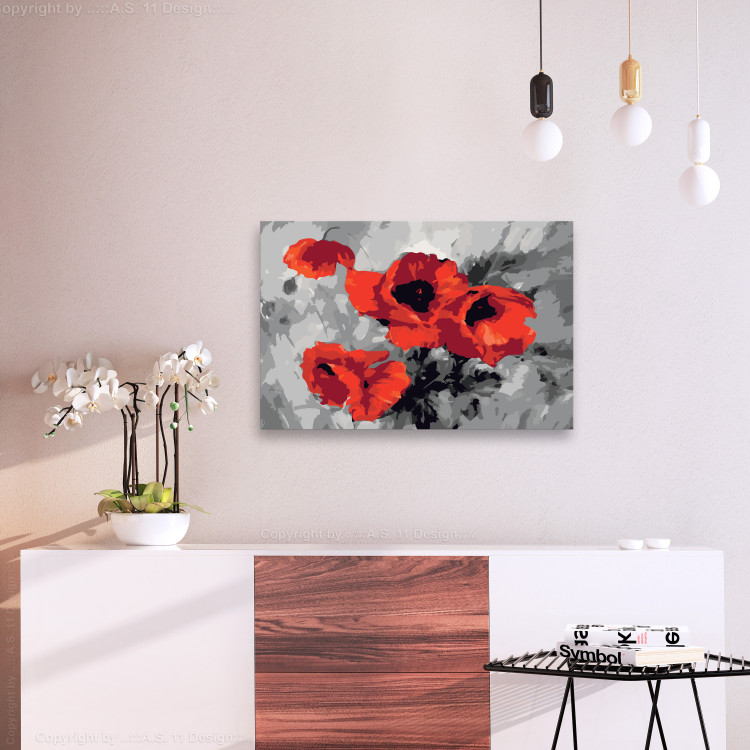 Måla med siffror Bouquet of Poppies 107519 additionalImage 2