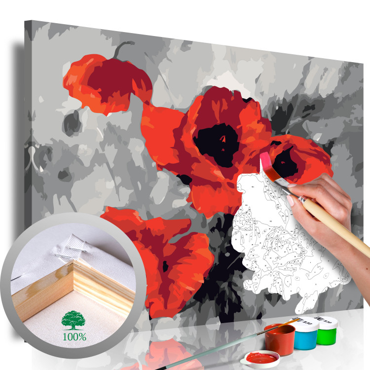 Paint by Number Kit Bouquet of Poppies 107519