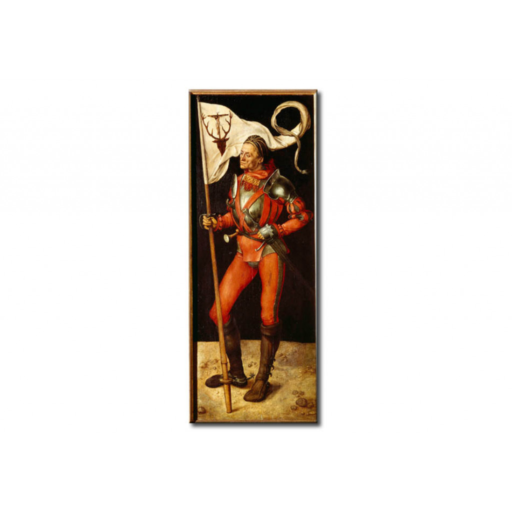 Schilderij  Albrecht Dürer: Lukas Paumgartner As St. Eustace