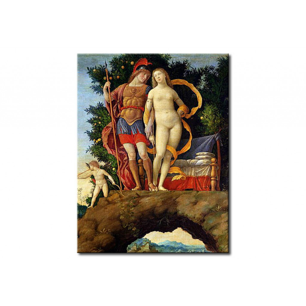 Schilderij  Andrea Mantegna: The Parnassus, Detail Of Venus And Mars