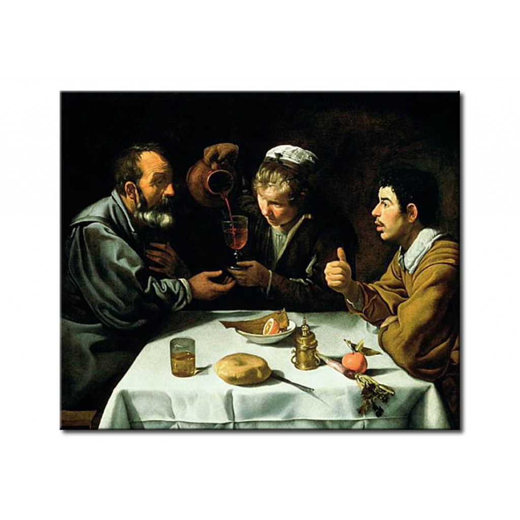 Schilderij  Diego Velázquez: The Lunch
