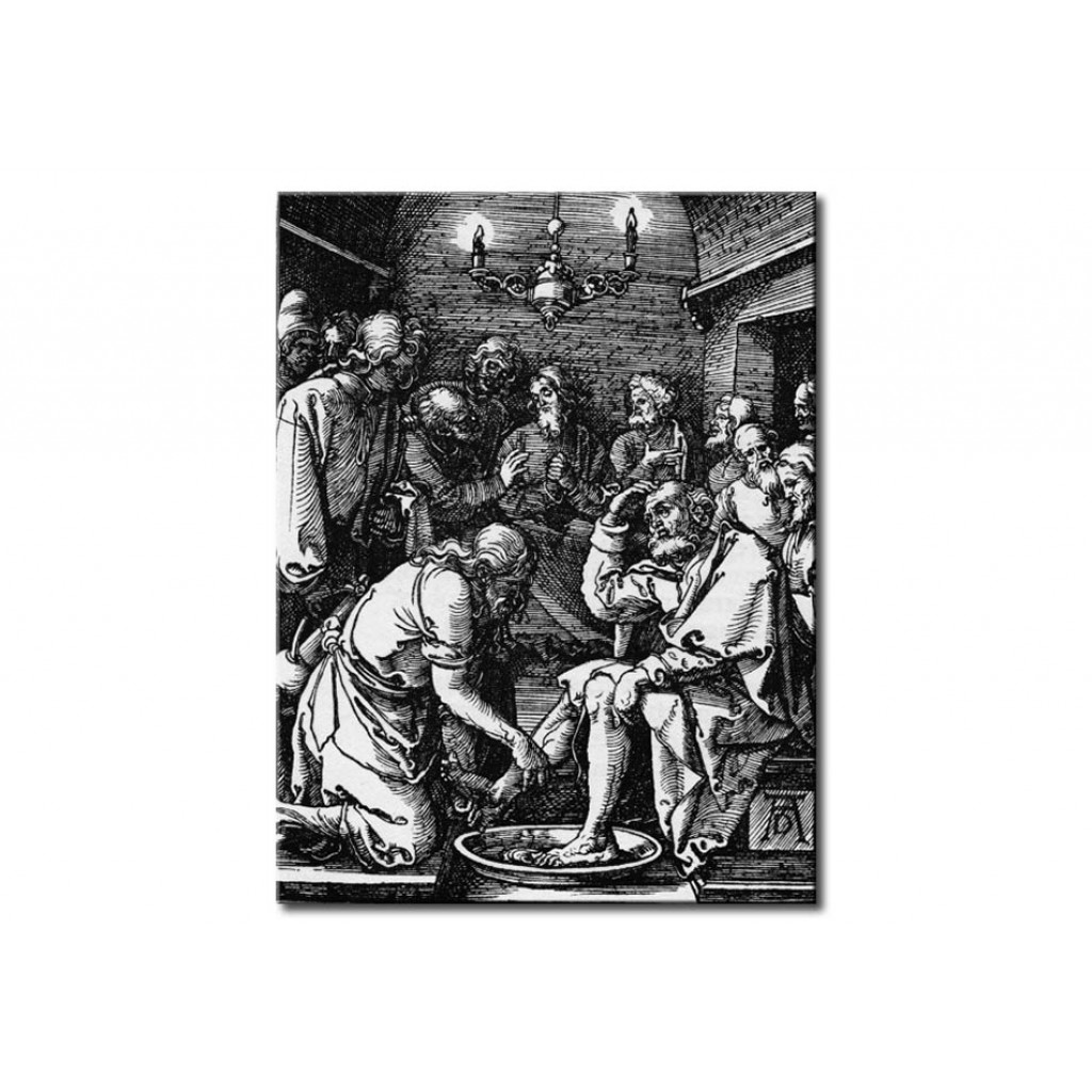 Schilderij  Albrecht Dürer: The Washing Of The Feet
