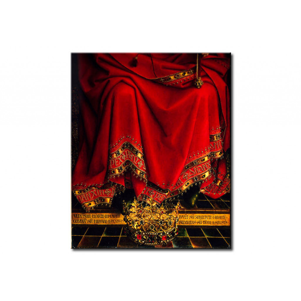 Schilderij  Jan Van Eyck: God The Father Enthroned