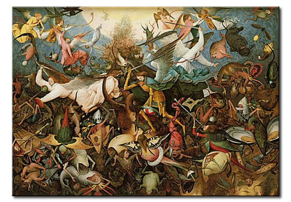 Kunstdruck The Fall of the Rebel Angels - Pieter Bruegel der Ältere ...