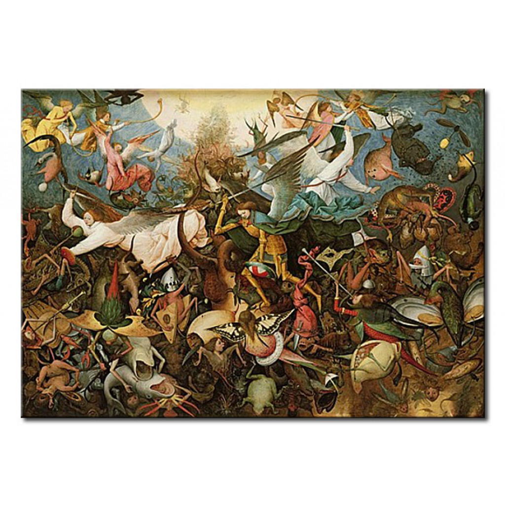 Schilderij  Pieter Bruegel The Elder: The Fall Of The Rebel Angels