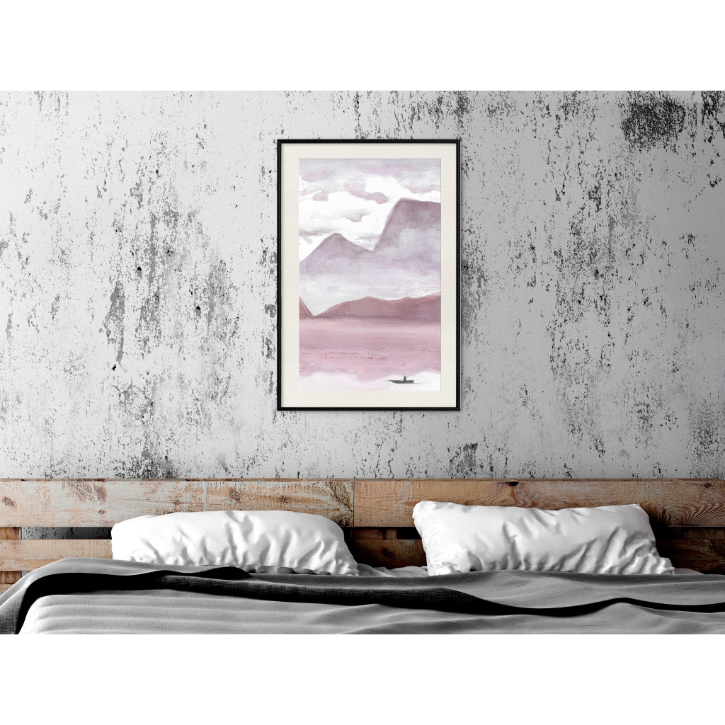Poster Decorativo Mountains And A Boat [Poster]