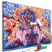 Paint by Number Kit Floral Pug 132119 additionalThumb 3
