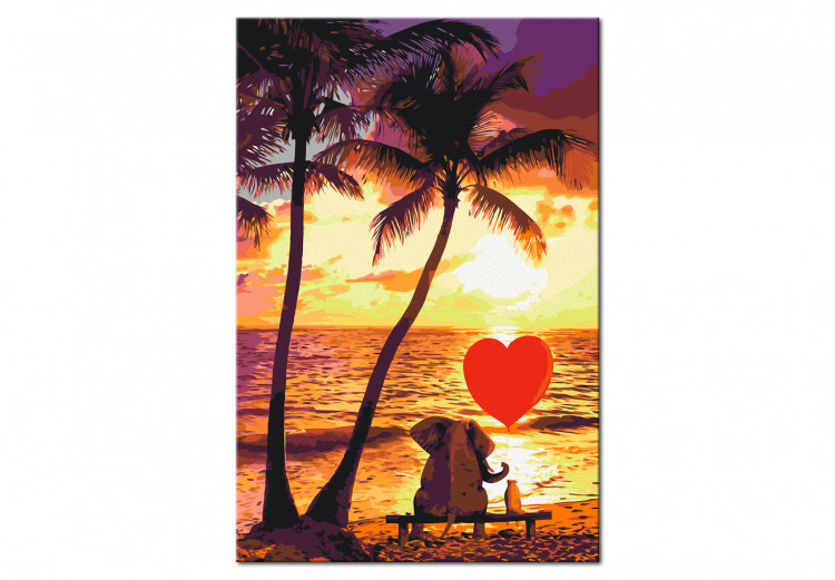 Quadro da dipingere Love and Sunset 132319 additionalImage 6
