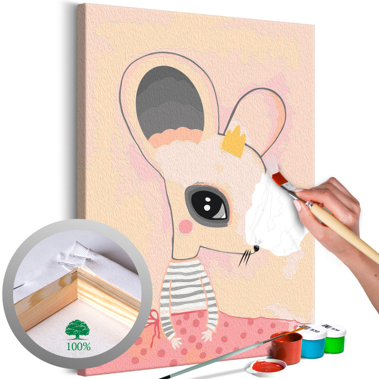 Kit de pintura por números para niños Ashamed Mouse 135119