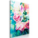Quadro moderno Pink Roses - Bouquet of Flowers and Plants Painted With Watercolor 149819 additionalThumb 2